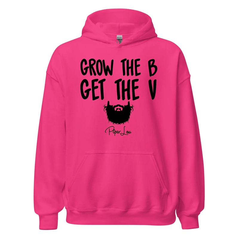 Grow The B - Graphic Hoodie White