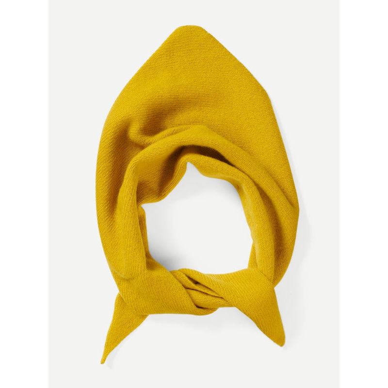 PLAIN TRIANGLE NECKERCHIEF TURMERIC PLAIN TRIANGLE NECKERCHIEF TURMERIC