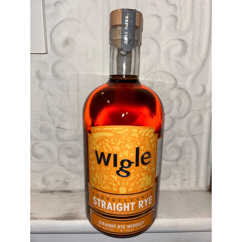 Straight Rye Whiskey, Wigle (Pittsburgh, PA)