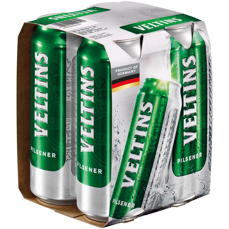 Veltins Pilsner Can 6/4PK 500ML