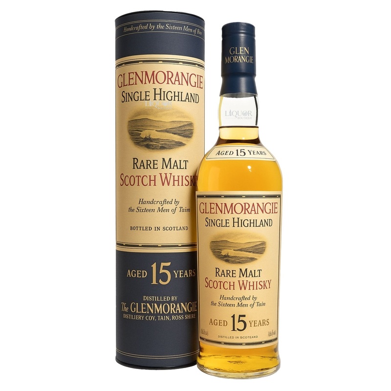 Glenmorangie 15 Year Old Rare Single Malt Scotch Whisky