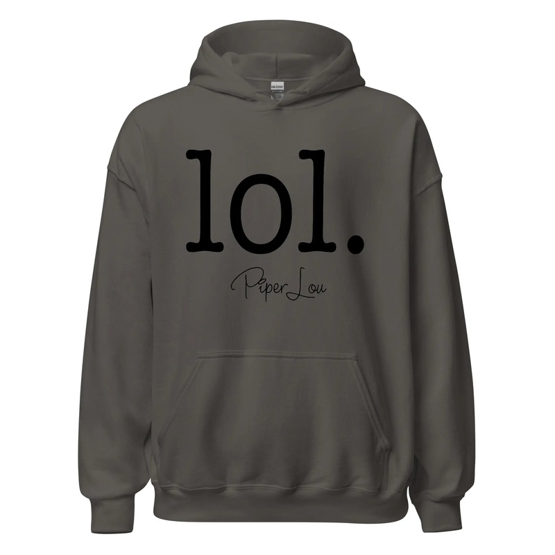 Lol - Graphic Hoodie White