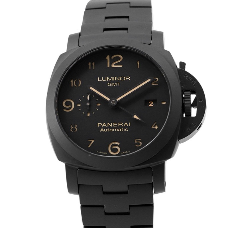 PANERAI Tuttonero Luminor GMT W44mm TI Ceramic Black DialPAM01438