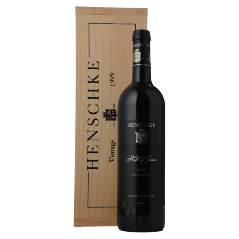 1999 Henschke Hill of Grace Shiraz 750ml Original Wood Box