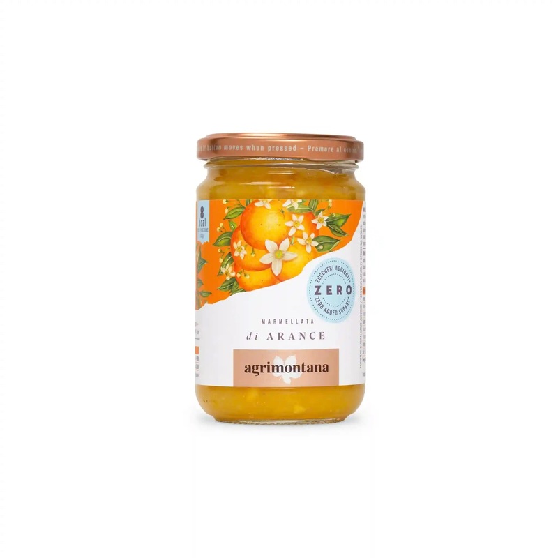 AGRIMONTANA ORANGE MARMELLATA ZERO ADDED SUGARS 300g
