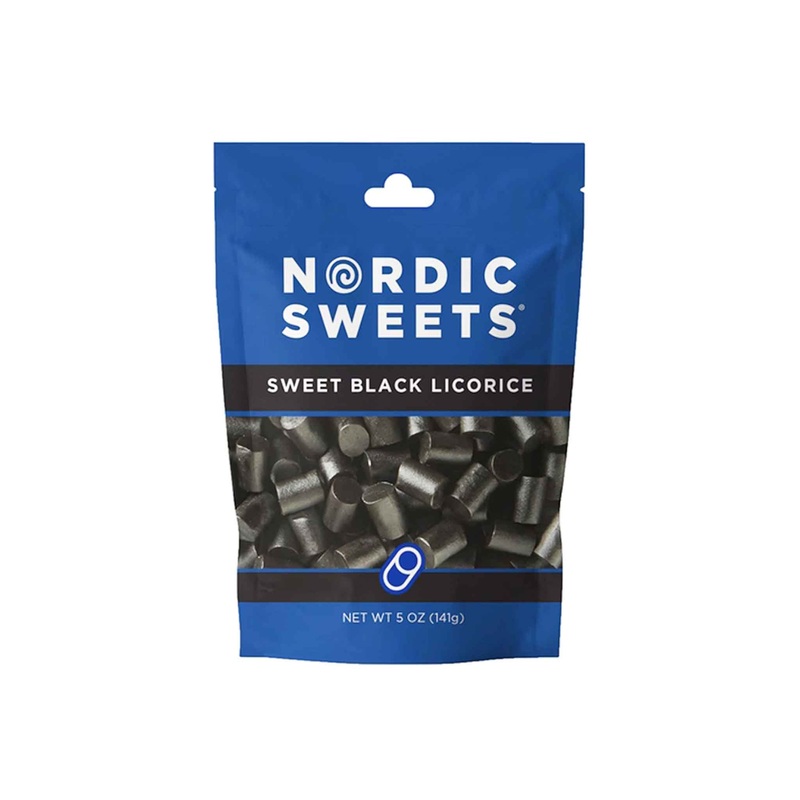 NORDIC SWEETS SWEET BLACK LICORICE 5oz