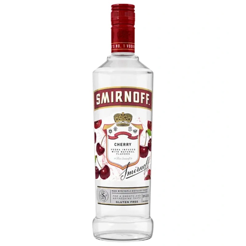 Smirnoff Cherry Vodka 750mL