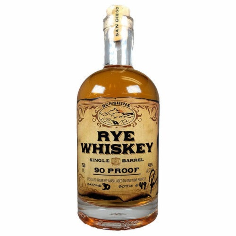 Sunshine Rye Whiskey (750ml)