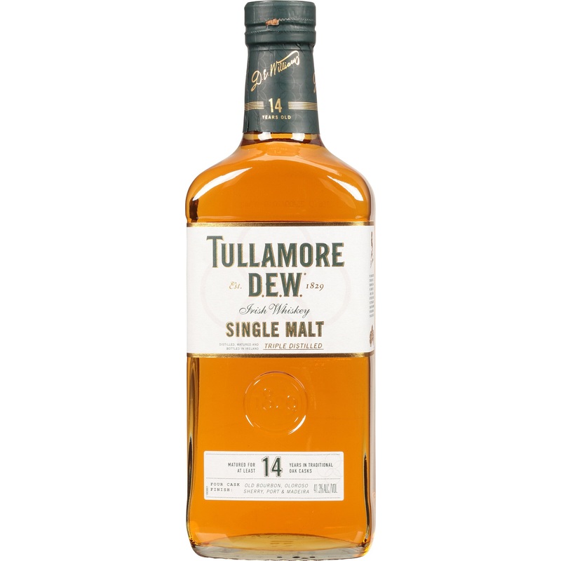 Tullamore D E W 14 Year Old Single Malt Irish Whiskey Premium