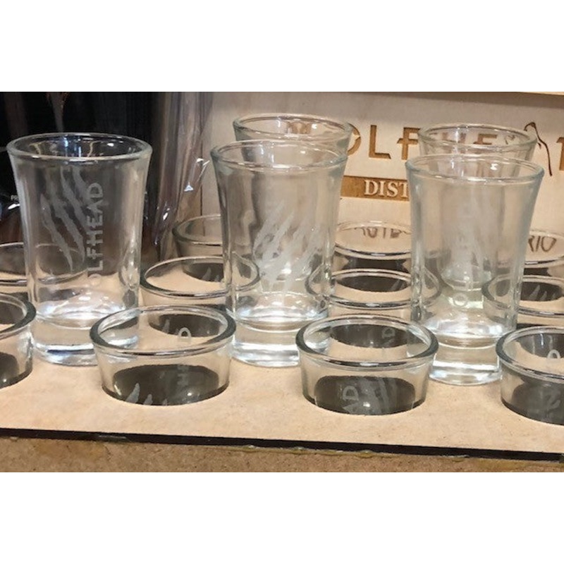 Wolfhead Shot Glass