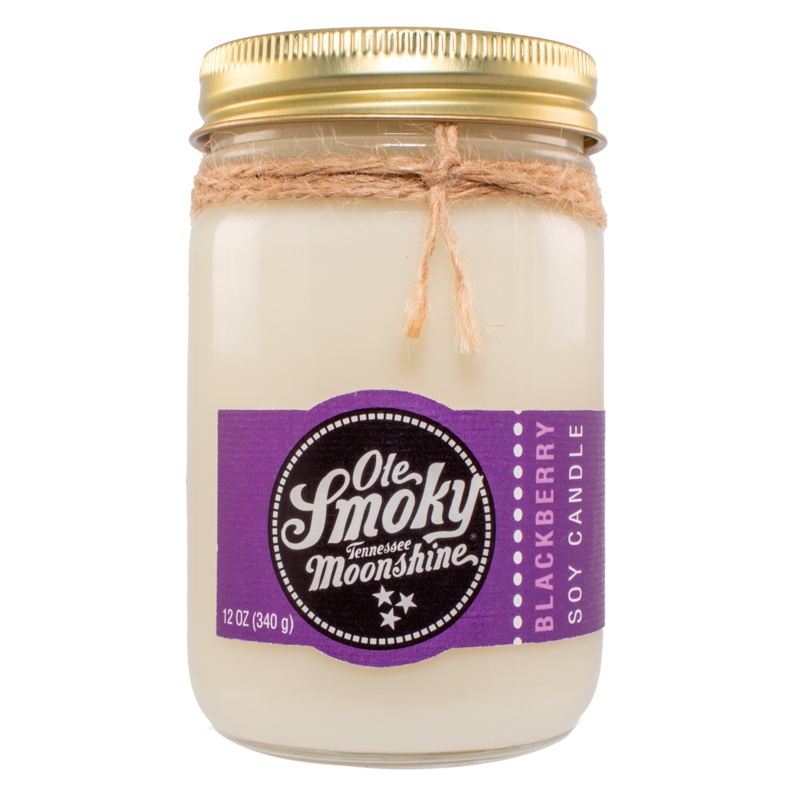 12oz MASON JAR CANDLE - BLACKBERRY