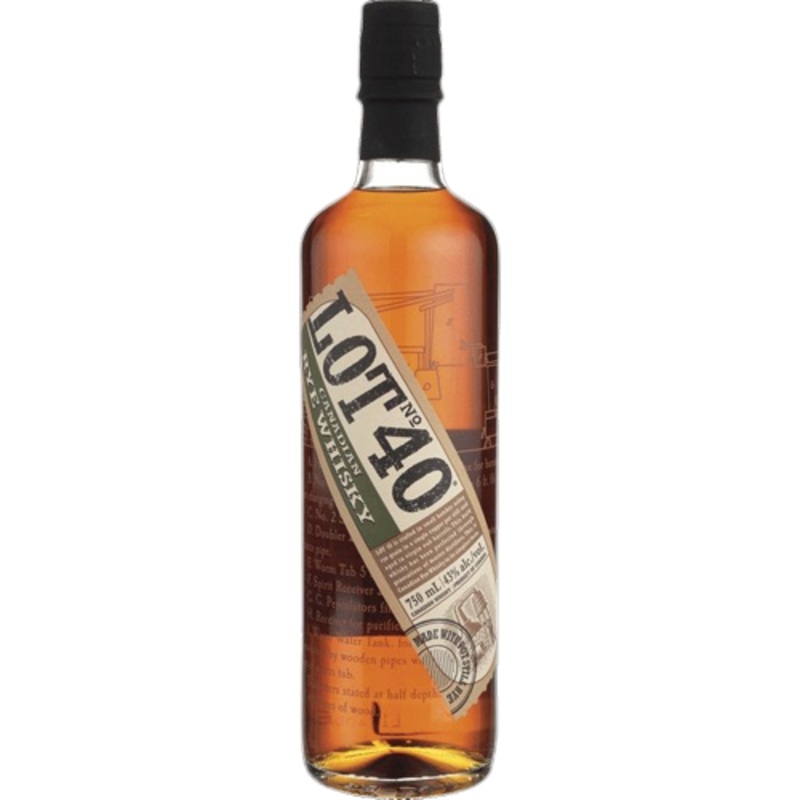 Lot No. 40 Canadian Rye Whisky (750ml)