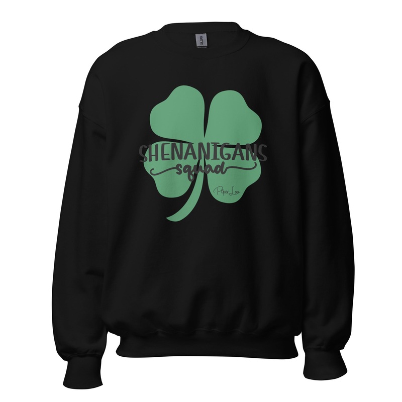 Shenanigans Squad Crewneck Sweatshirt White