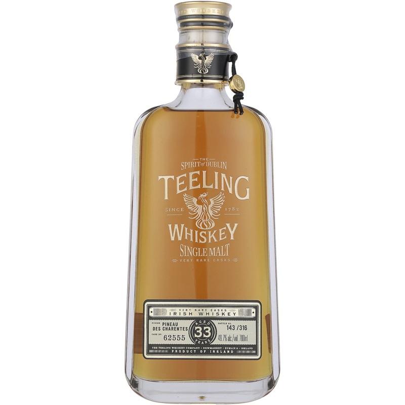 Teeling Whiskey Limited Edition Small Batch Rum Cask Finished Irish Whiskey 92 Proof (Notre Dame Label)