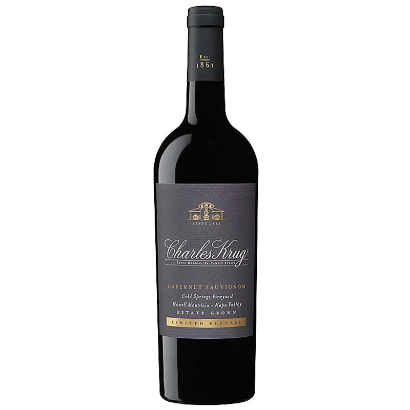 CHARLES KRUG CABERNET SAUVIGNON GOLD SPRINGS VINEYARD HOWELL MOUNTAIN 2017 750ML