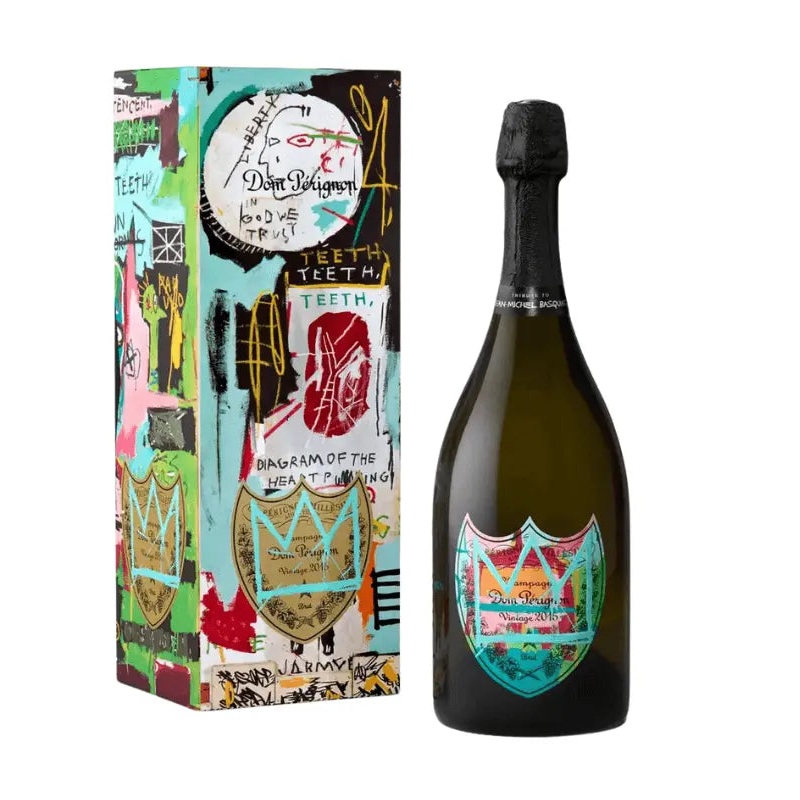 Dom Perignon Vintage 2015 Special Edition Tribute to Jean-Michel Basquiat Blue