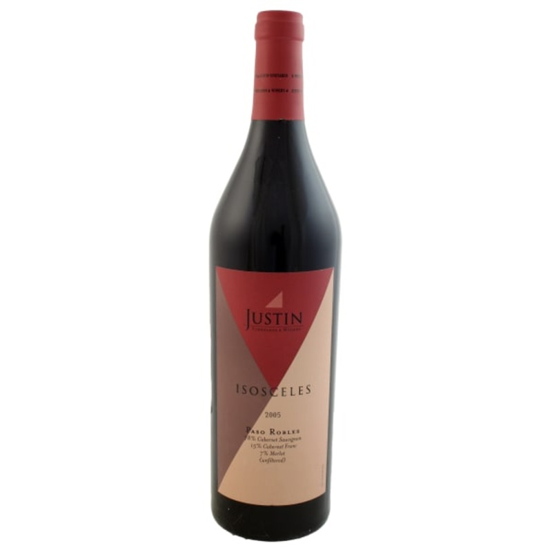 Justin Vineyards Unfiltered Isosceles 2005 Red Blend