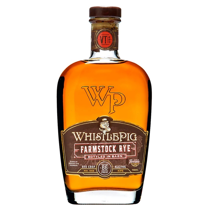 WhistlePig Farmstock Crop 002 Straight Rye Whiskey 750 ML