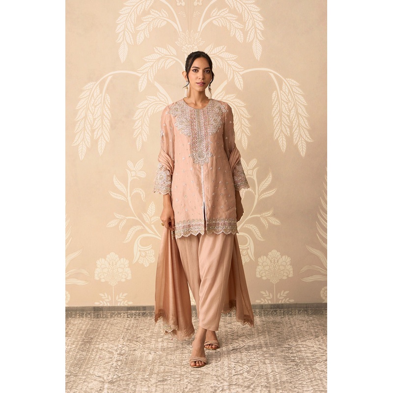 Zehn-RTSKurta Salwar Set-RTS CHAMPAGNE