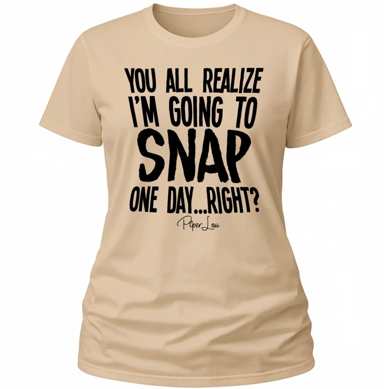 I'm Going To Snap - Classic Tee White