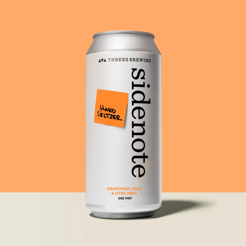 Sidenote - Grapefruit & Mint (Hard Seltzer with Grapefruit, Mint, & Citra Hops)