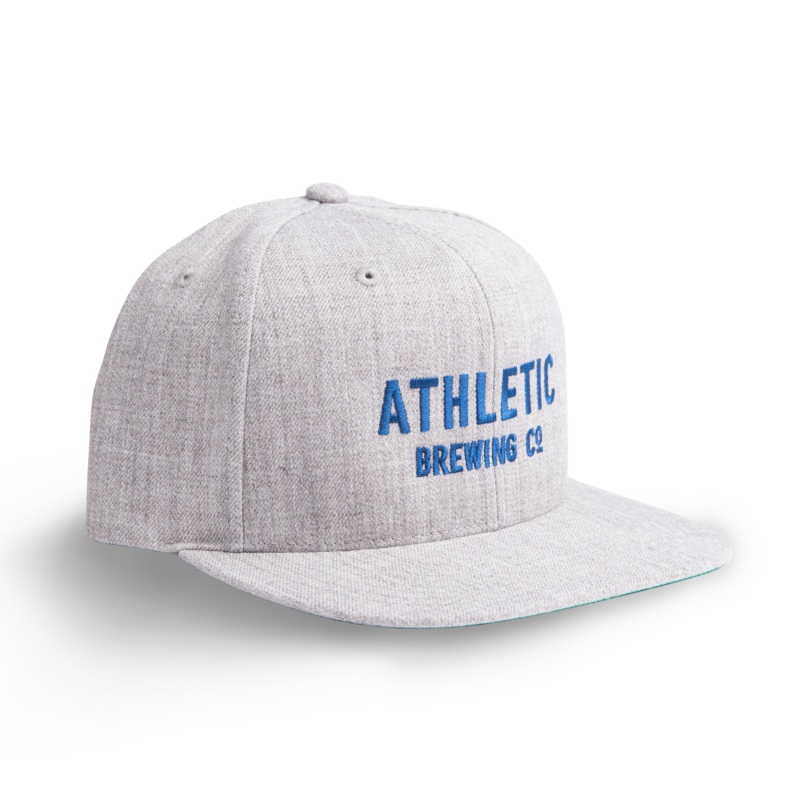 Athletic Brewing Co Lettering Hat - Grey