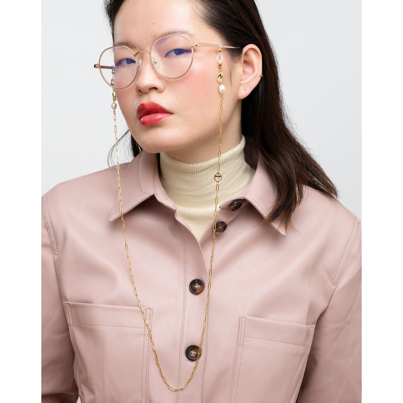 Buddha Glasses Chain Gold