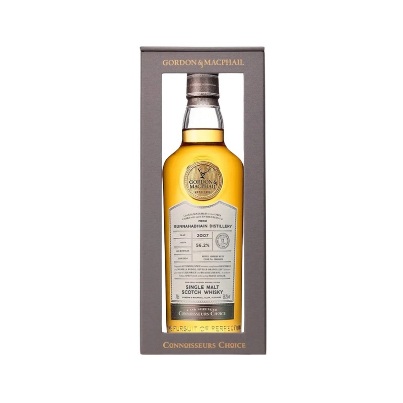 Bunnahabhain 2007 17YO Cask Strength (G&M Connoisseurs Choice) Single Malt Scotch Whisky 700ml (ABV 56.2%)