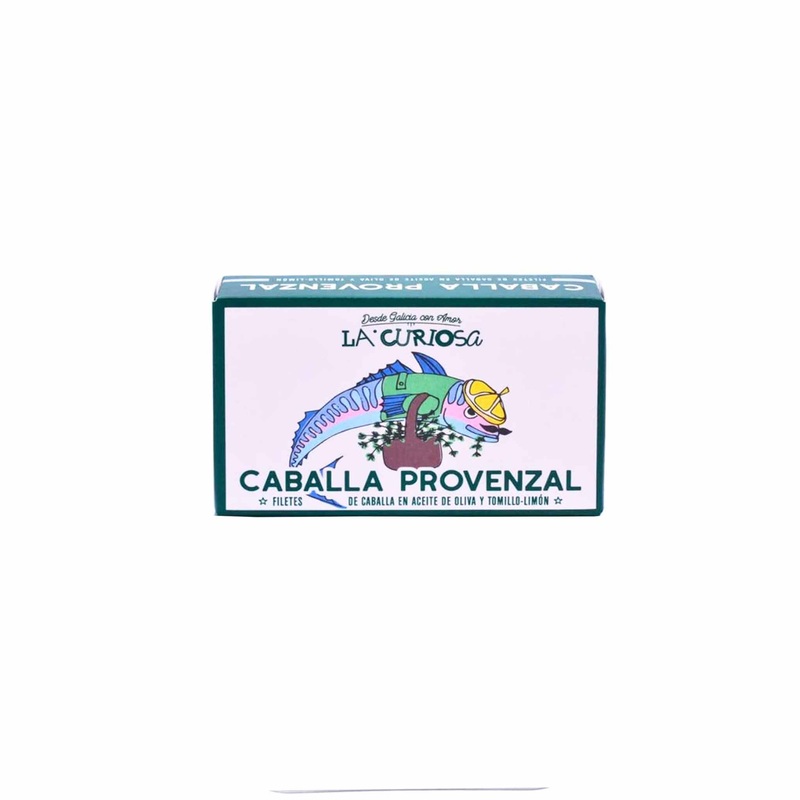 LA CURIOSA PROVENCAL MACKEREL FILLETS IN OLIVE OIL AND LEMON THYME 120g