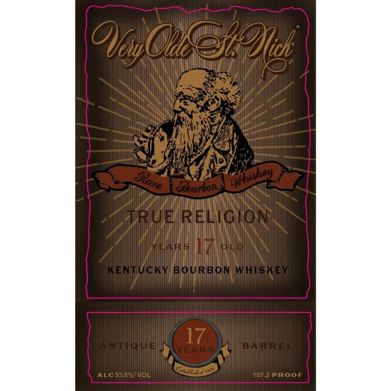Very Olde St. Nick True Religion 17 Year Straight Bourbon 750mL