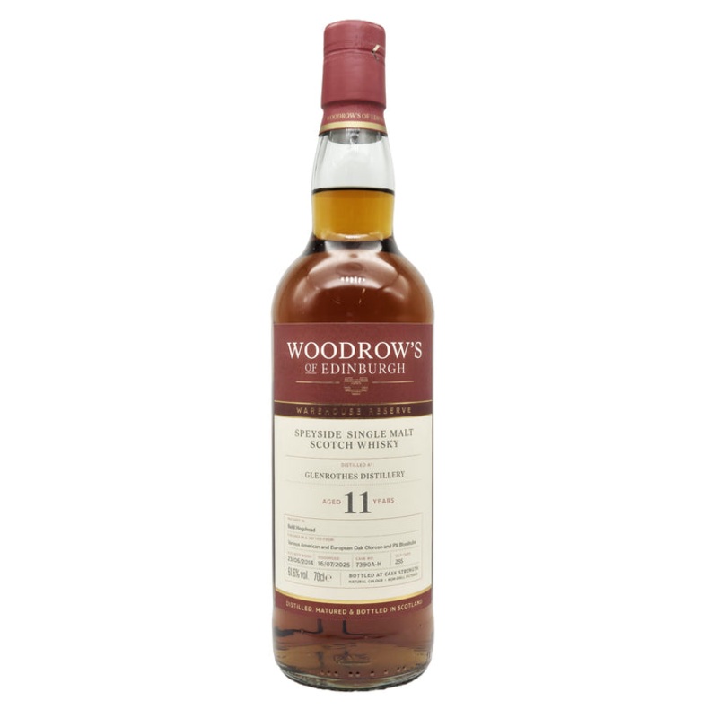 Woodrow's of Edinburgh Glenrothes Distillery 11 Year Old - Single Malt Scotch Whisky