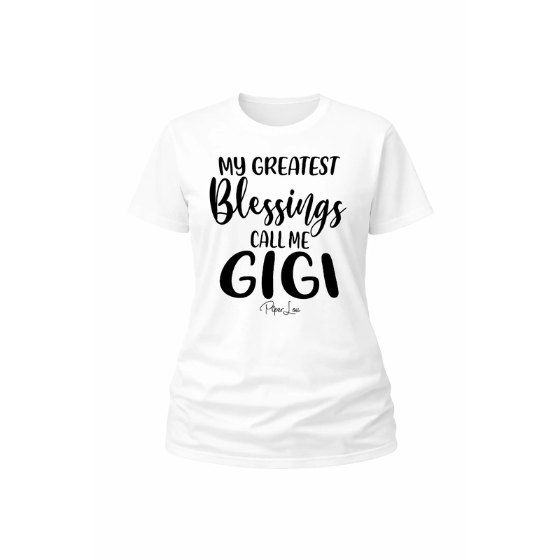 My Greatest Blessings Call Me Gigi - Classic Tee White