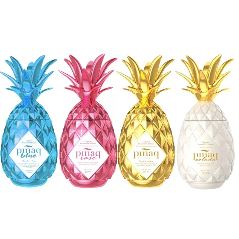 Pinaq Blue, Ros, Passion Fruit, & Colada Liqueur Bundle