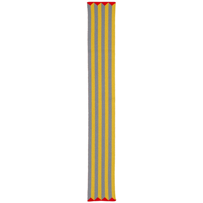 Small Vertical Stripe Scarf Turmeric & Purslane Small Vertical Stripe Scarf Turmeric & Purslane