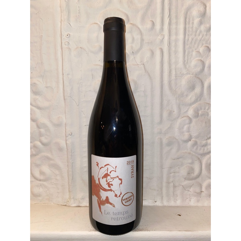 Syrah Version Light, Le Temps Retrouve 2018 (Roussillon, France)