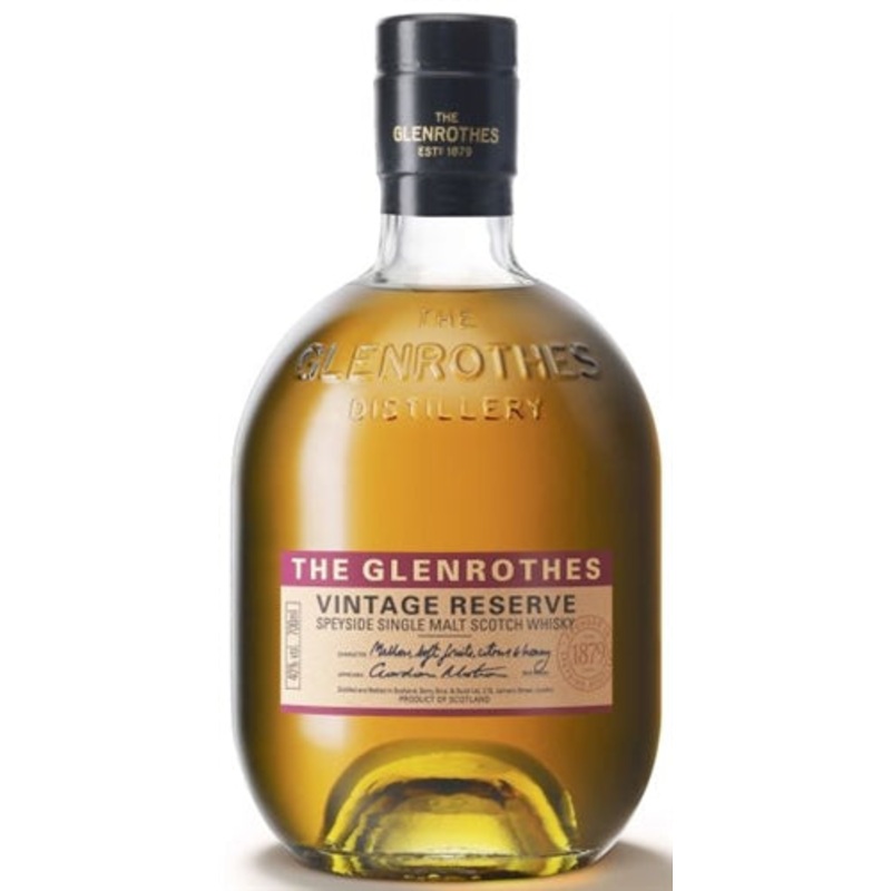 The Glenrothes Vintage Reserve Speyside single malt scotch whisky 750ml
