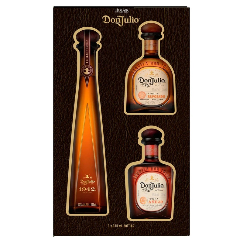 Don Julio 1942, Reposado, & Aejo Gift Pack 375ml