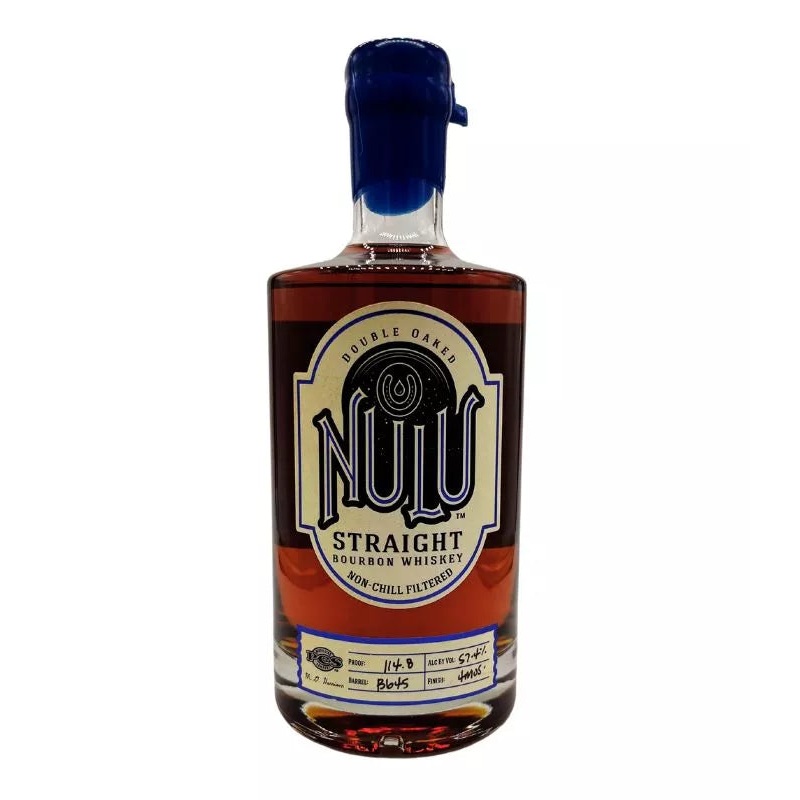 Nulu Double Oaked Single Barrel Straight Bourbon Whiskey 750mL