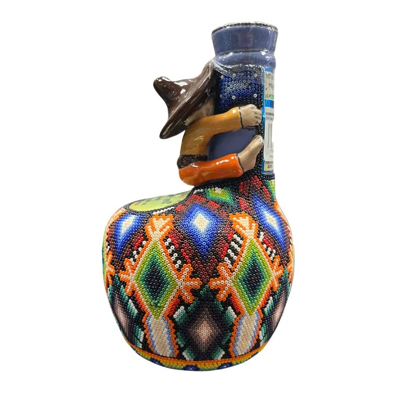 Don Pipocho Ceramic Tequila Extra Anejo Chaquira 750mL