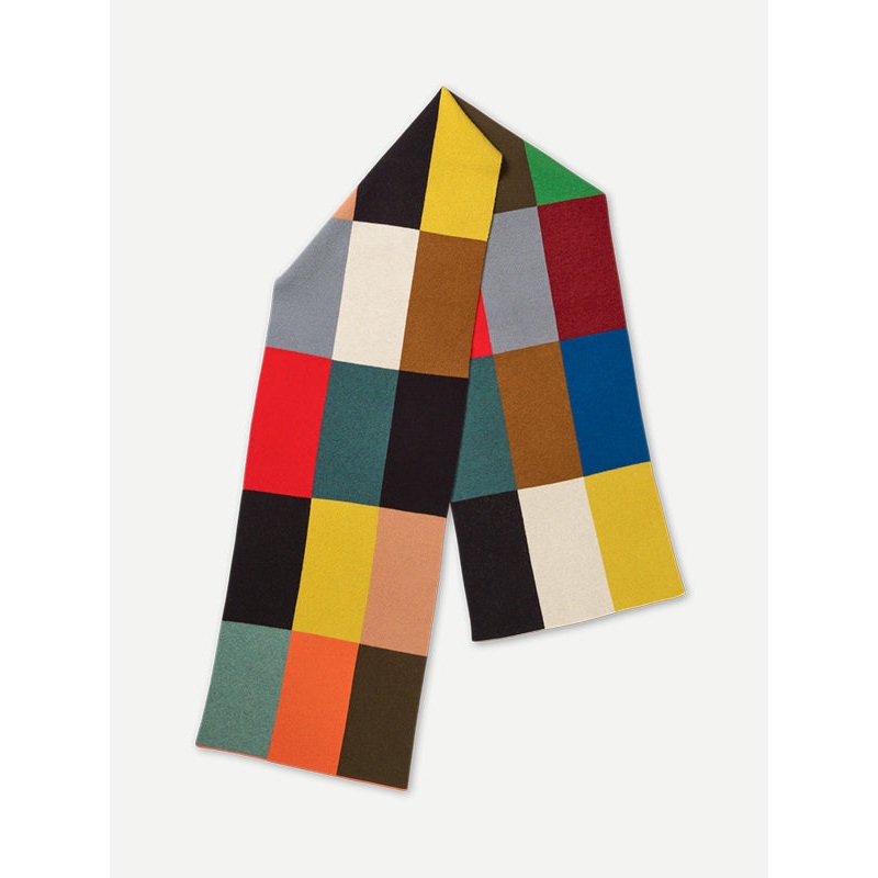MULTICOLOUR CHECK SCARF MULTICOLOUR 2021 ARCHIVE COLLECTION MULTICOLOUR CHECK SCARF MULTICOLOUR