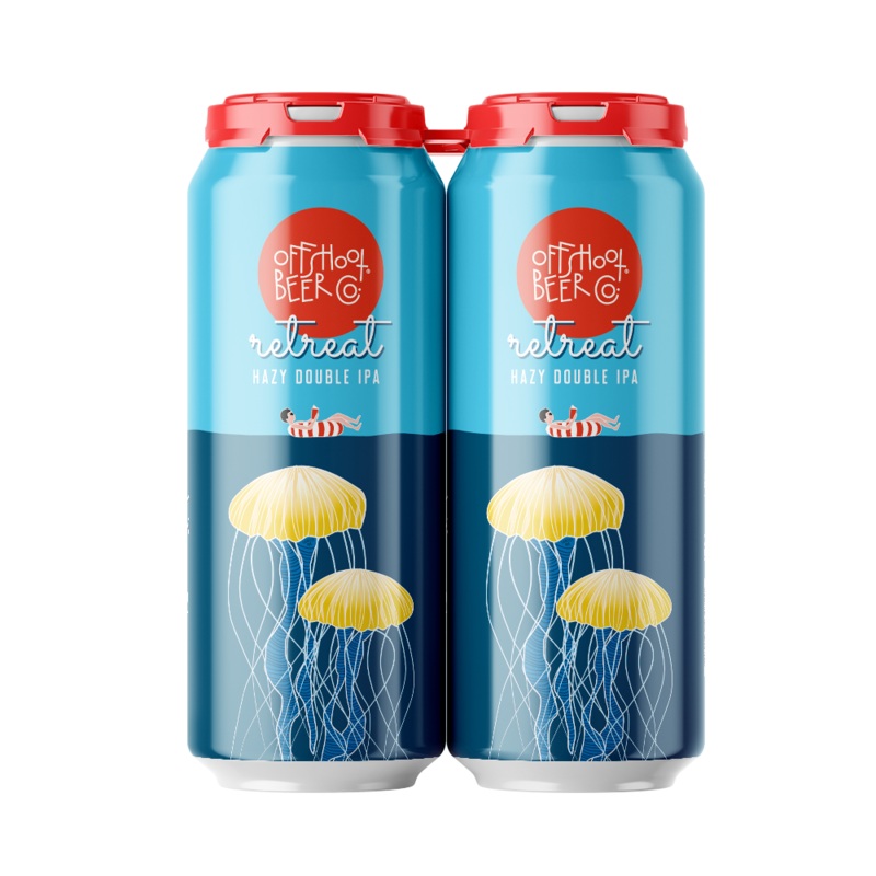 Offshoot Retreat Hazy Double IPA Can 6/4PK 16Z