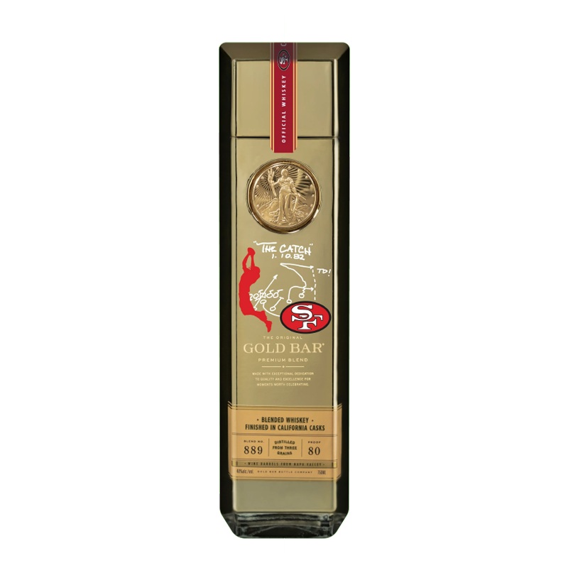 Gold Bar 49ers The Catch Limited Edition 750 ml