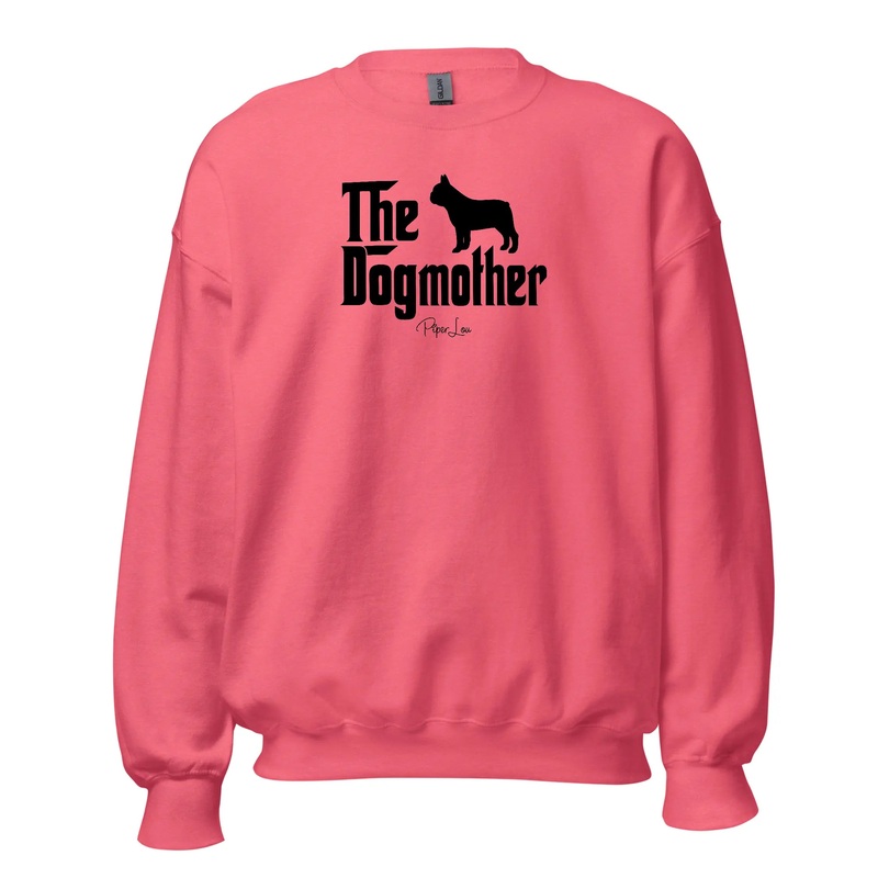The Dogmother French Bulldog - Crewneck Sweatshirt White