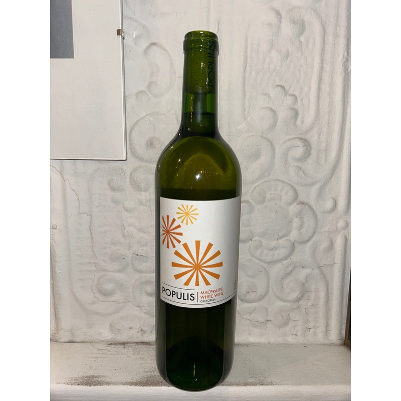 Macerated White Wine, Populis 2023 (Richmond, California)