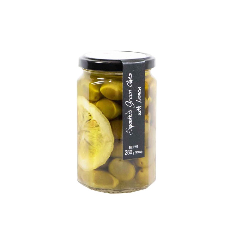 CASINA ROSSA GREEN OLIVES WITH LEMON 280g