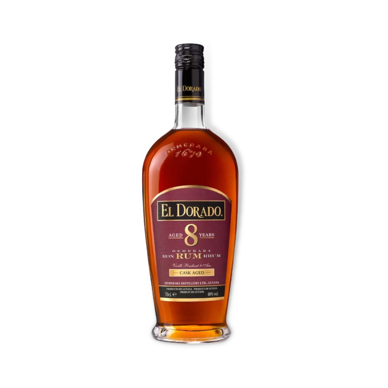El Dorado 8 Year Old Rum 700ml (ABV 40%)