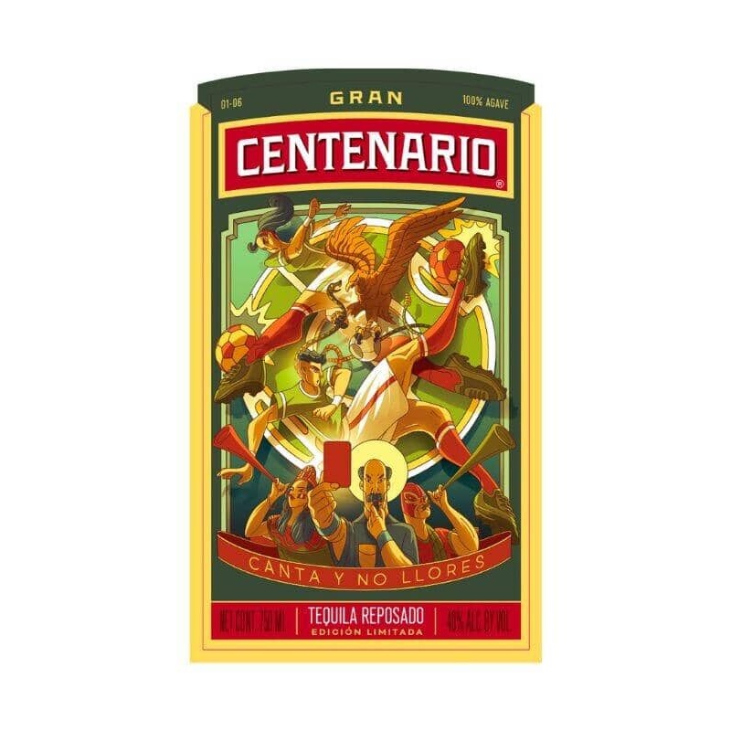 Gran Centenario Reposado Tequila World Cup Limited Edition 750mL
