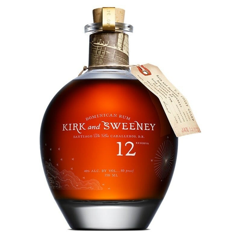 Kirk and Sweeney 12 Year Old Rum 750ml