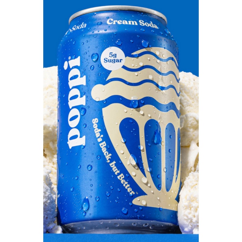 Poppi Prebiotic Soda Cream Soda