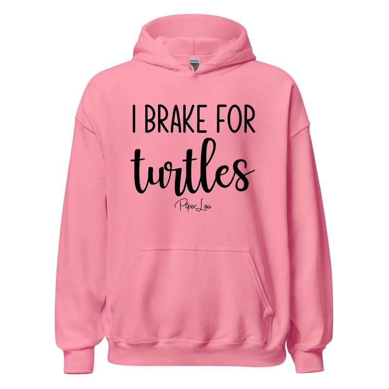 I Brake For Turtles - Graphic Hoodie White